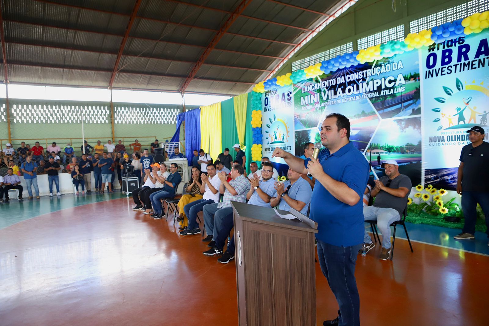 Roberto Cidade Participa De Lan Amento De Pacote De Obras Em Nova